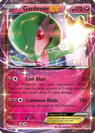 Gardevoir EX 78/114 - XY Steam Siege Holofoil