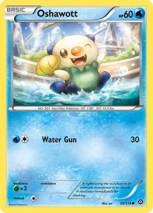 Oshawott 30/114 - XY Steam Siege