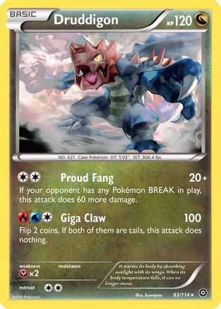 Druddigon 83/114 - XY Steam Siege