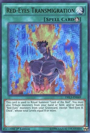 Red-Eyes Transmigration (DRL3-EN069) - Dragons of Legend: Unleashed 1st Edition