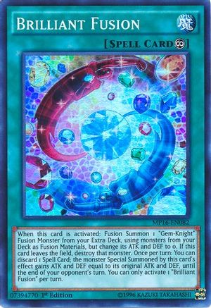 Brilliant Fusion (MP16-EN082) - 2016 Mega-Tins Mega Pack 1st Edition