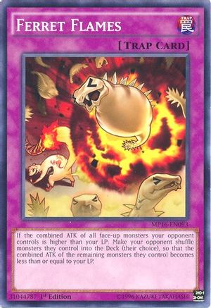Ferret Flames (MP16-EN093) - 2016 Mega-Tins Mega Pack Unlimited