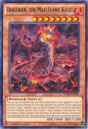 Dogoran, the Mad Flame Kaiju (MP16-EN098) - 2016 Mega-Tins Mega Pack Unlimited