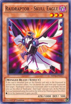 Raidraptor - Skull Eagle (MP16-EN117) - 2016 Mega-Tins Mega Pack 1st Edition