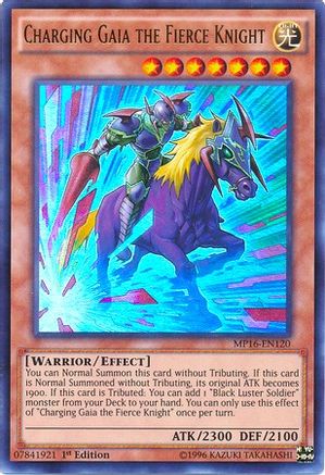Charging Gaia the Fierce Knight (MP16-EN120) - 2016 Mega-Tins Mega Pack 1st Edition