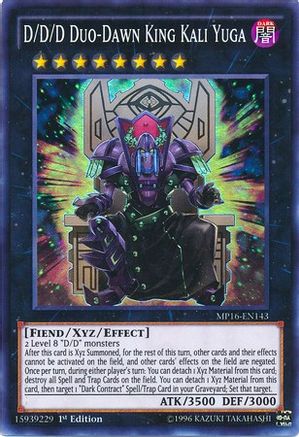 D/D/D Duo-Dawn King Kali Yuga (MP16-EN143) - 2016 Mega-Tins Mega Pack Unlimited