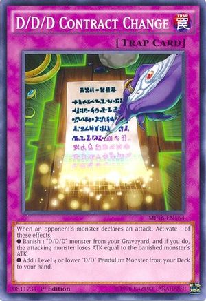D/D/D Contract Change (MP16-EN154) - 2016 Mega-Tins Mega Pack 1st Edition