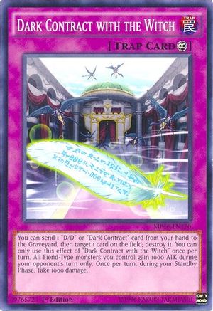 Dark Contract with the Witch (MP16-EN170) - 2016 Mega-Tins Mega Pack 1st Edition