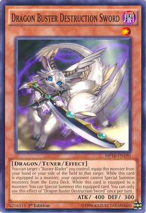 Dragon Buster Destruction Sword (MP16-EN190) - 2016 Mega-Tins Mega Pack 1st Edition