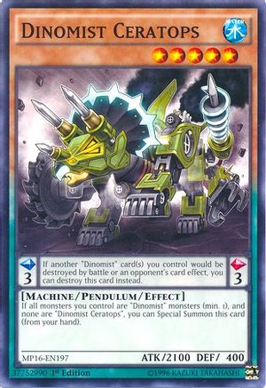Dinomist Ceratops (MP16-EN197) - 2016 Mega-Tins Mega Pack Unlimited