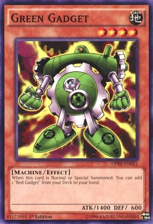 Green Gadget (DPRP-EN021) - Duelist Pack: Rivals of the Pharaoh 1st Edition