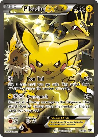 Pikachu EX - XY124 XY124/211 - XY Promos Holofoil