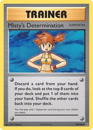 Misty's Determination 80/108 - XY Evolutions