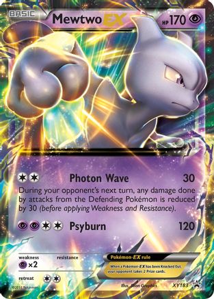 Mewtwo EX - XY183 XY183/211 - XY Promos Holofoil
