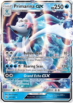Primarina-GX 42/149 - Sun & Moon Holofoil