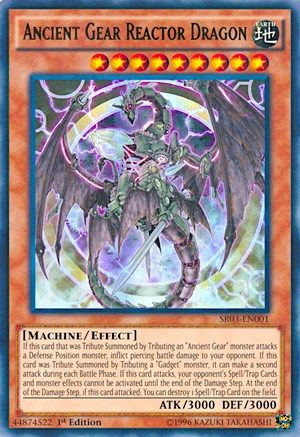 Ancient Gear Reactor Dragon - SR03-EN001 - Structure Deck: Machine Reactor Unlimited