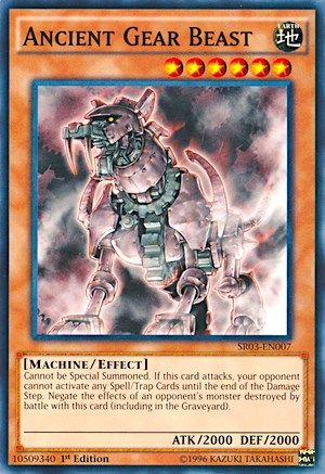 Ancient Gear Beast - SR03-EN007 - Structure Deck: Machine Reactor Unlimited