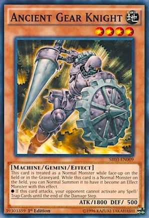 Ancient Gear Knight - SR03-EN009 - Structure Deck: Machine Reactor 1st Edition