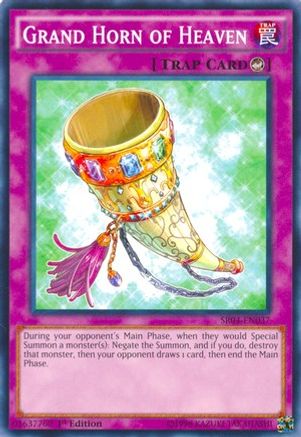 Grand Horn of Heaven - SR04-EN037 - Structure Deck: Dinosmasher's Fury 1st Edition