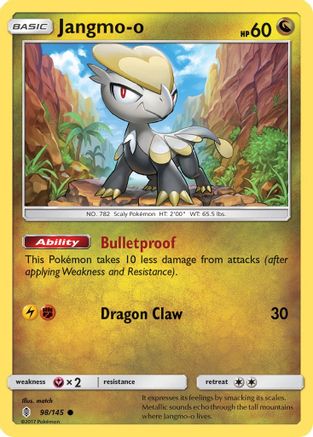 Jangmo-o 98/145 - SM Guardians Rising Reverse Holofoil