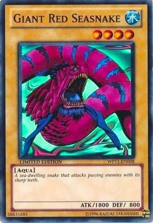 Giant Red Seasnake - WP11-EN008 - World Championship 2011 Card Pack Limited