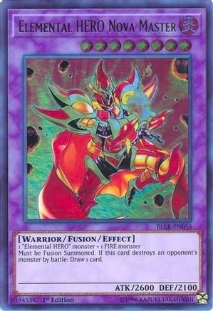 Elemental HERO Nova Master (BLLR-EN056) - Battles of Legend: Light's Revenge 1st Edition
