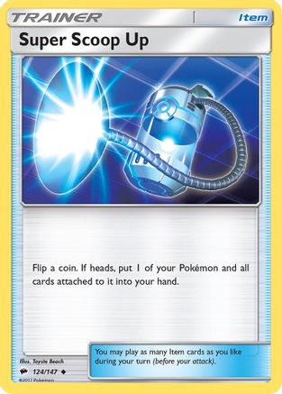 Super Scoop Up 124/147 - SM Burning Shadows Reverse Holofoil