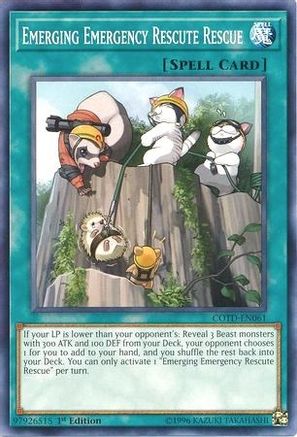 Emerging Emergency Rescute Rescue (COTD-EN061) - Code of the Duelist 1st Edition