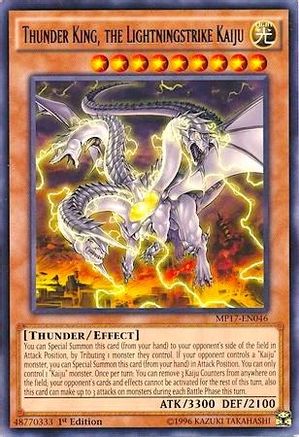 Thunder King, the Lightningstrike Kaiju (MP17-PT046) - 2017 Mega-Tins Mega Pack 1st Edition Portuguese