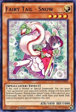 Fairy Tail - Snow (MP17-EN091) - 2017 Mega-Tins Mega Pack 1st Edition