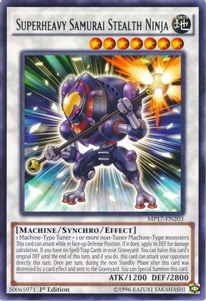 Superheavy Samurai Stealth Ninja (MP17-EN203) - 2017 Mega-Tins Mega Pack 1st Edition