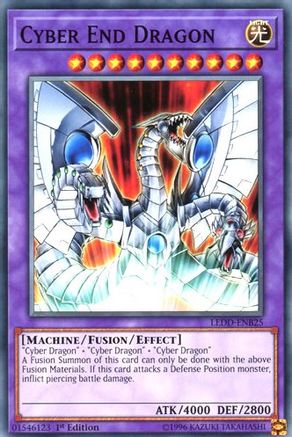 Cyber End Dragon (LEDD-ENB25) - Legendary Dragon Decks 1st Edition