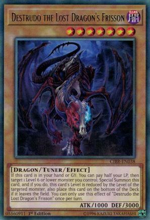 Destrudo the Lost Dragon's Frisson (CIBR-EN038) - Circuit Break 1st Edition