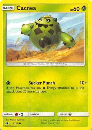 Cacnea 5/111 - SM Crimson Invasion Reverse Holofoil