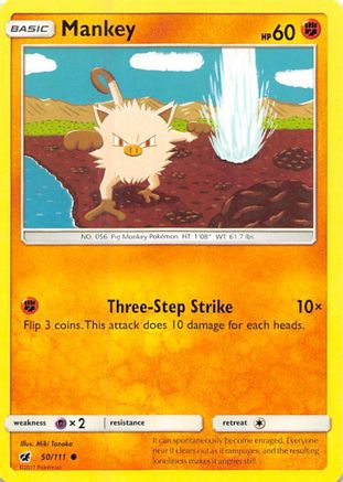 Mankey 50/111 - SM Crimson Invasion
