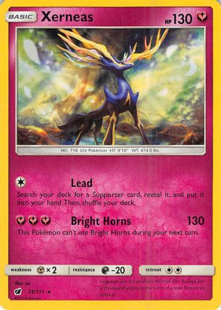 Xerneas 73/111 - SM Crimson Invasion Reverse Holofoil