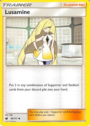 Lusamine 96/111 - SM Crimson Invasion