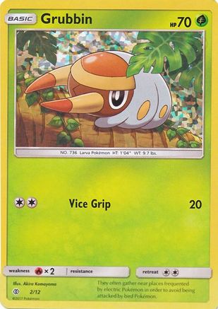 Grubbin - 2/12 2/12 - McDonalds Promos 2017 Holofoil