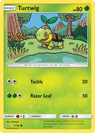 Turtwig (7) 7/156 - SM Ultra Prism