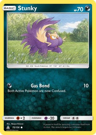 Stunky 75/156 - SM Ultra Prism Reverse Holofoil