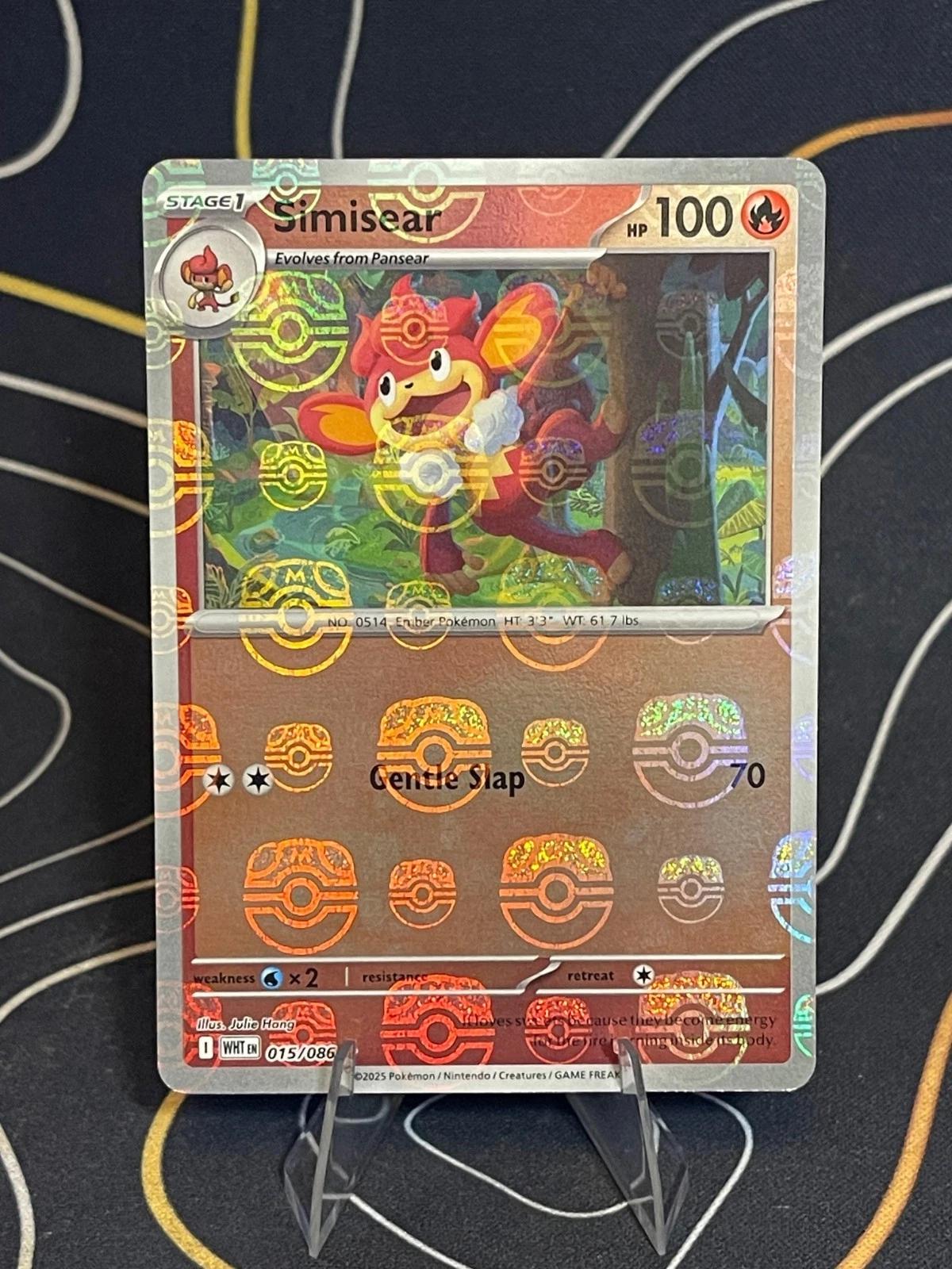 Simisear (Master Ball Pattern) 15 - SV White Flare Holofoil