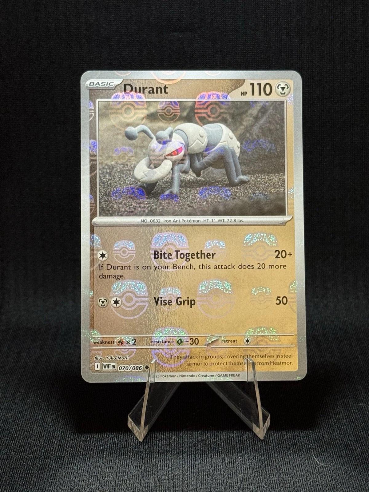 Durant (Master Ball Pattern) 70 - SV White Flare Holofoil