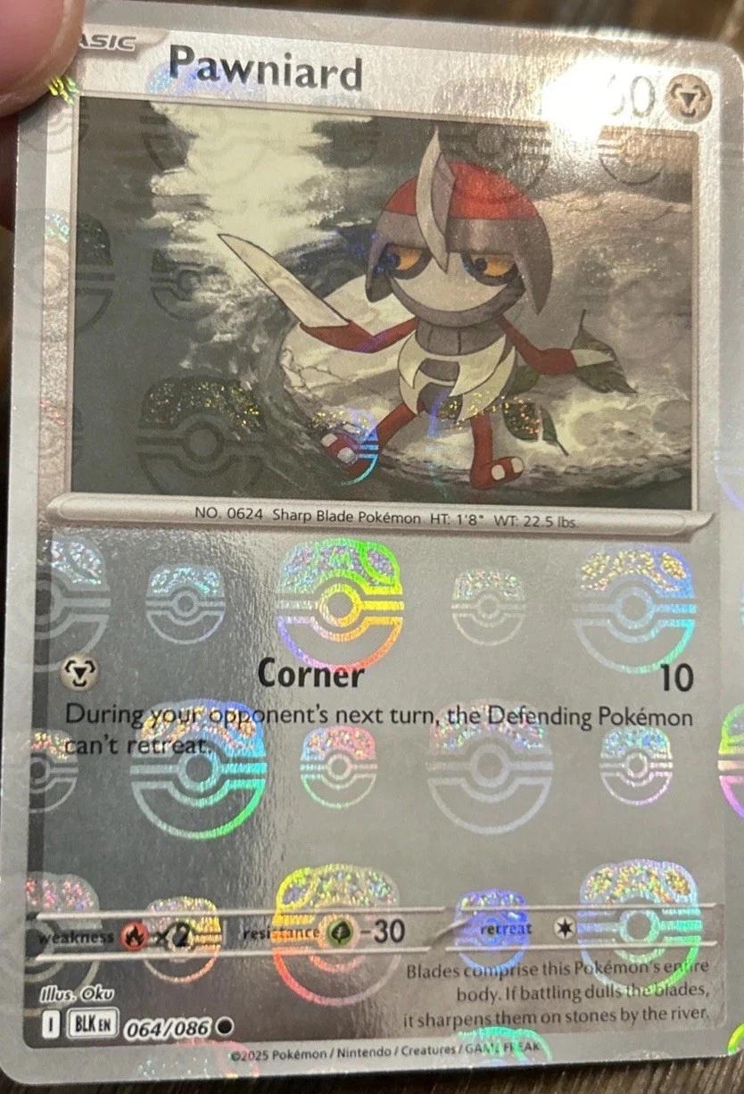 Pawniard (Master Ball Pattern) 64 - SV Black Bolt Holofoil