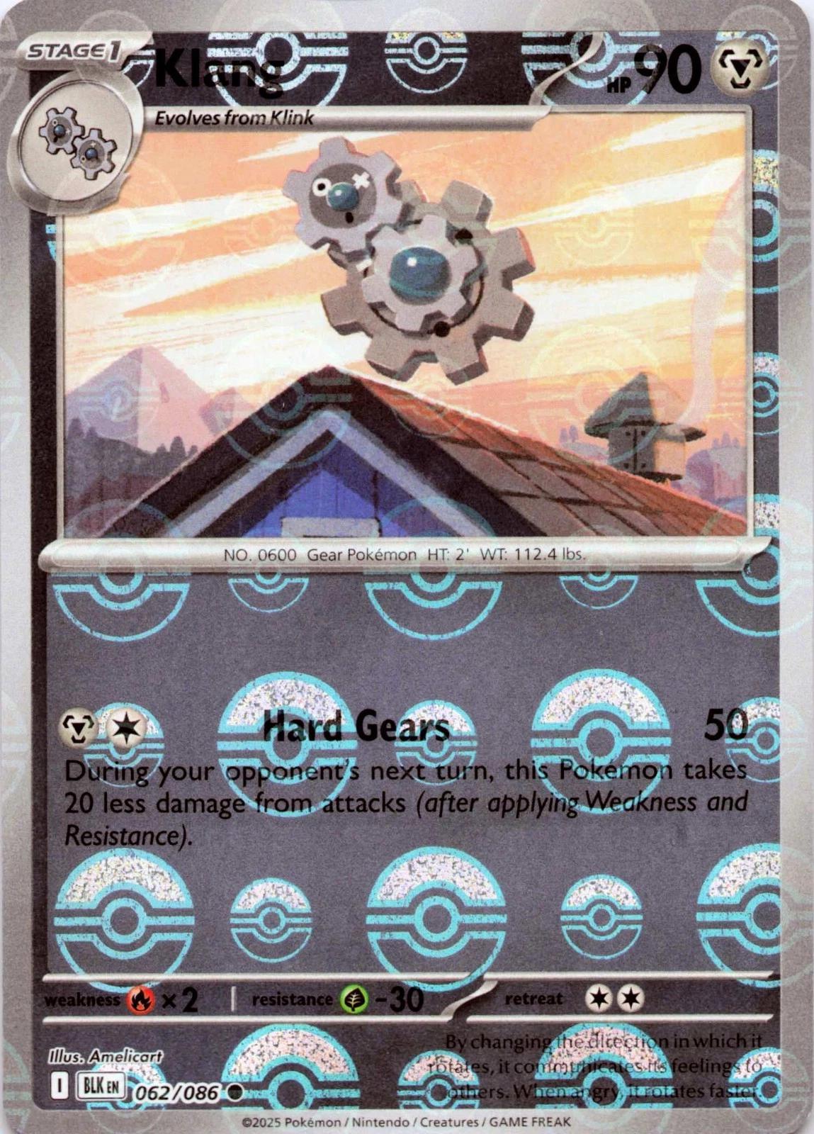 Klang (Poke Ball Pattern) 62 - SV Black Bolt Holofoil