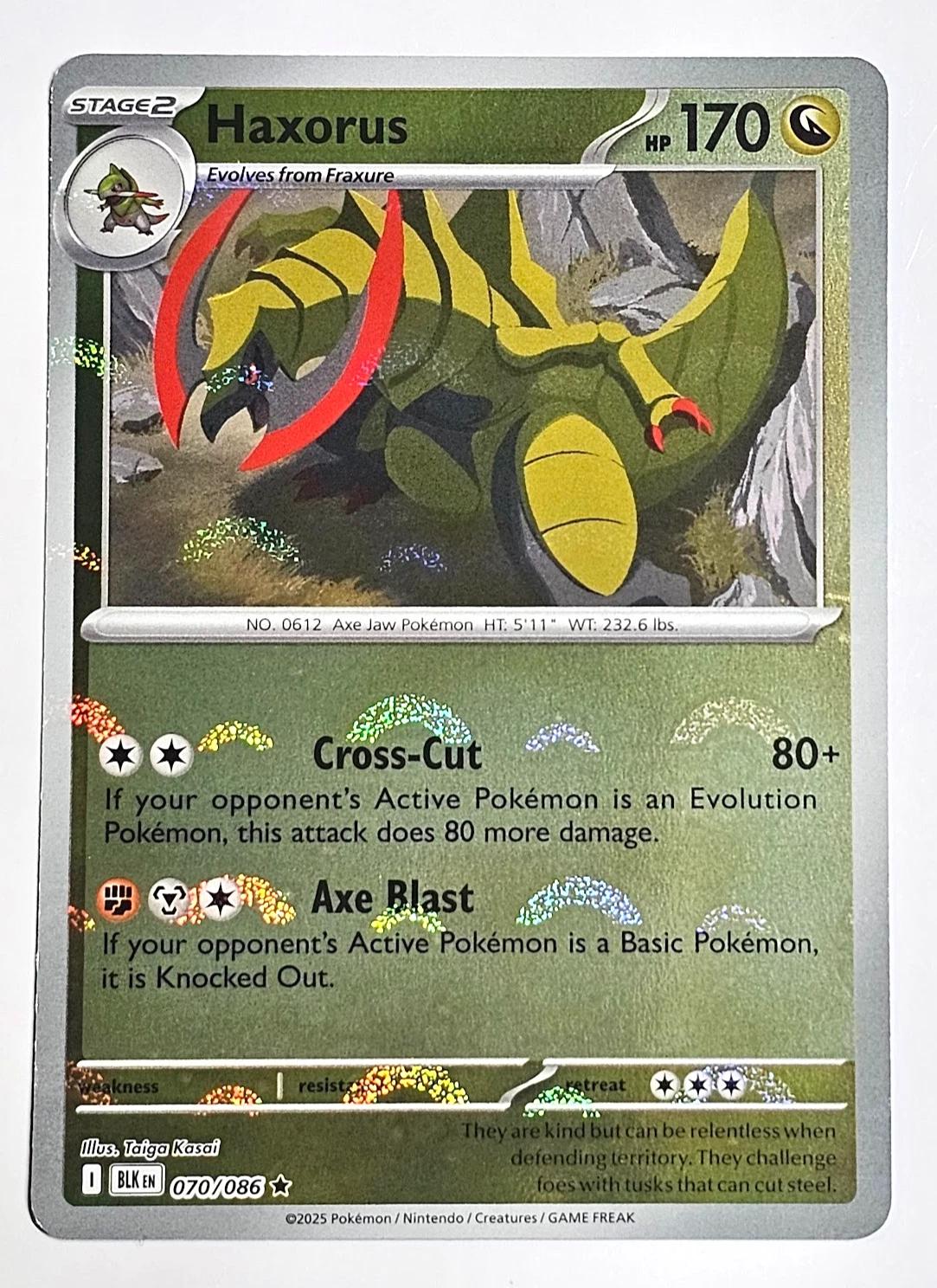 Haxorus (Poke Ball Pattern) 70 - SV Black Bolt Holofoil
