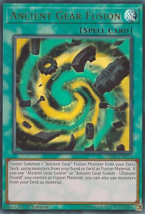 Ancient Gear Fusion - LED2-EN032 - Legendary Duelists: Ancient Millennium 1st Edition