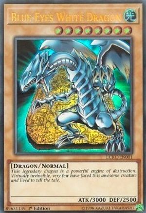Blue-Eyes White Dragon (Version 4) (LCKC-EN001) - Legendary Collection Kaiba 1st Edition