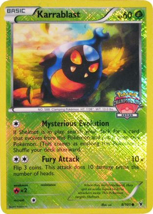 Karrablast - 8/101 (Championship Series) 8 - League & Championship Cards Reverse Holofoil