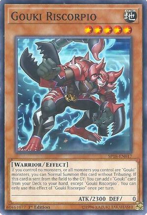 Gouki Riscorpio - SP18-EN017 - Star Pack VRAINS 1st Edition