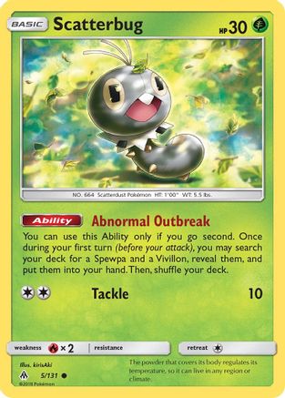 Scatterbug (5) 5/131 - SM Forbidden Light